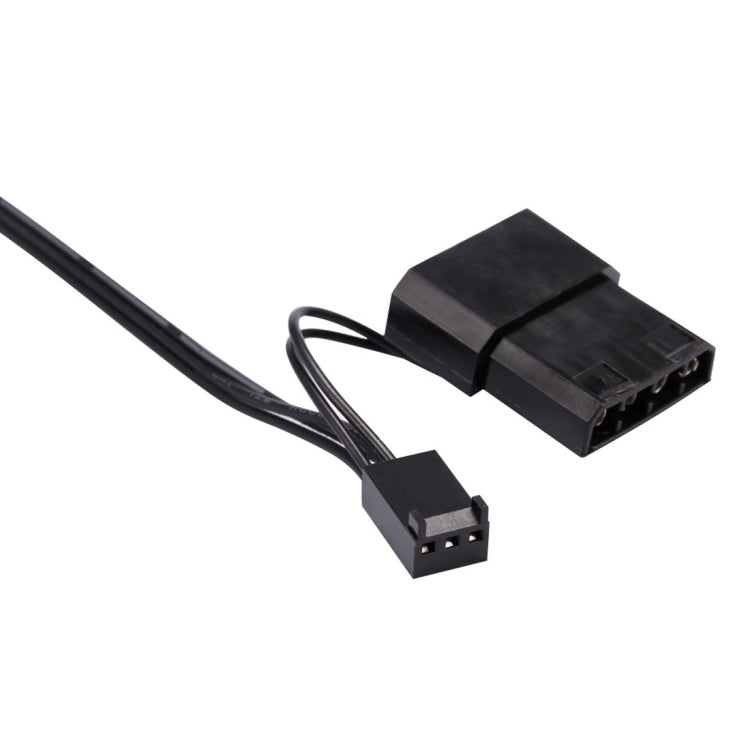 Color LED 12cm 3pin Computer Components Chassis Fan Computer Host Cooling Fan Silent Fan Cooling, with Power Connection Cable & Blue Light