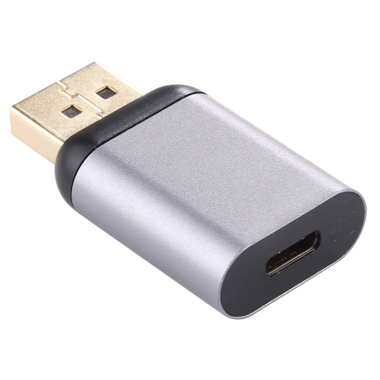Type-C / USB-C Female to Big DP Male Aluminium Alloy Adapter