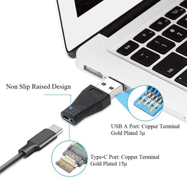 USB 3.0 Male to USB-C / Type-C 3.1 Female Connector Adapter
