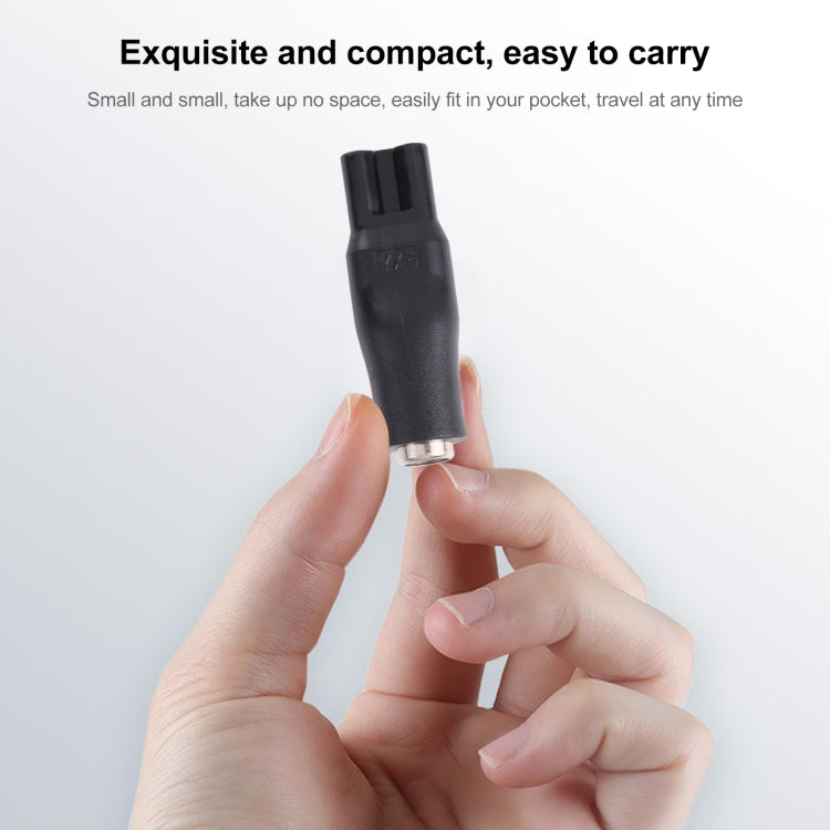 DC 5.5 x 2.1mm Female to Shaver Interface Female Power Supply Conversion Converter