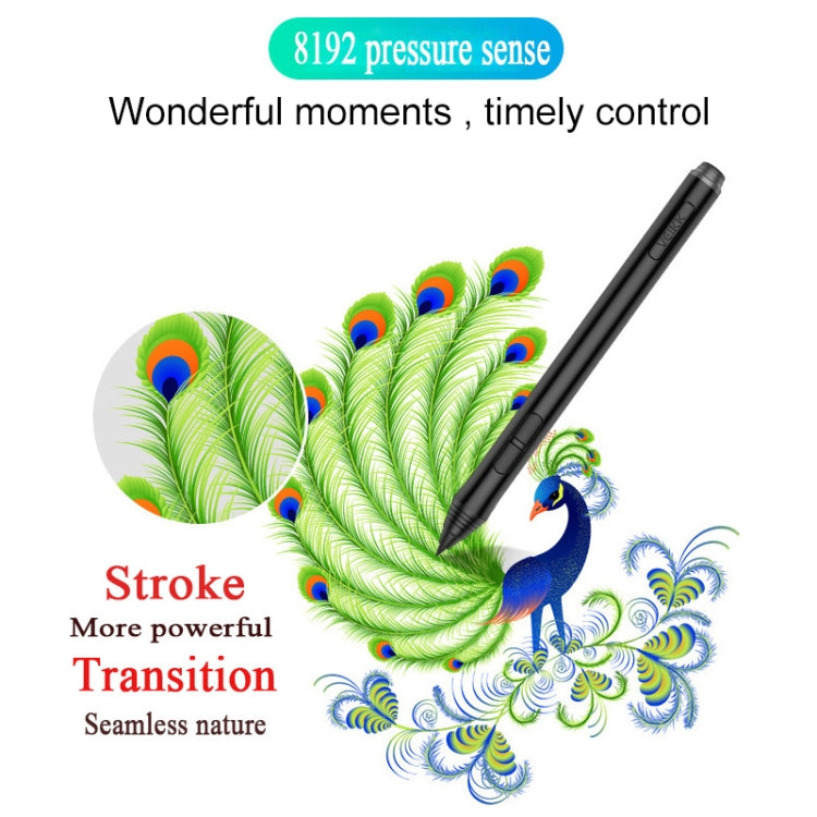 VEIKK A50 10x6 inch 5080 LPI Smart Touch Electronic Graphic Tablet, with Type-c Interface