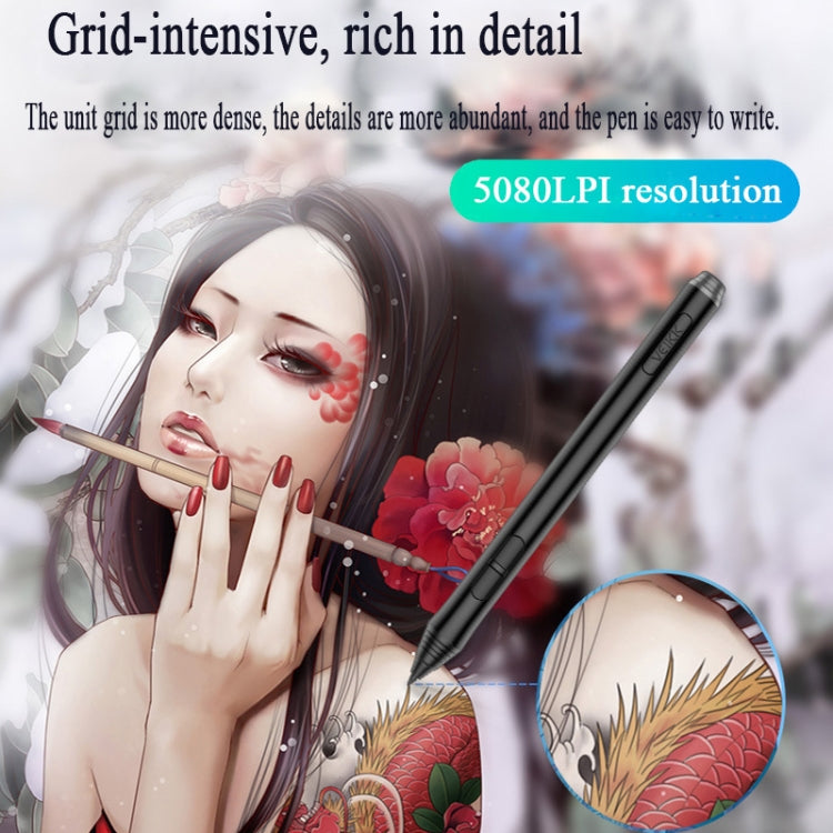 VEIKK A50 10x6 inch 5080 LPI Smart Touch Electronic Graphic Tablet, with Type-c Interface