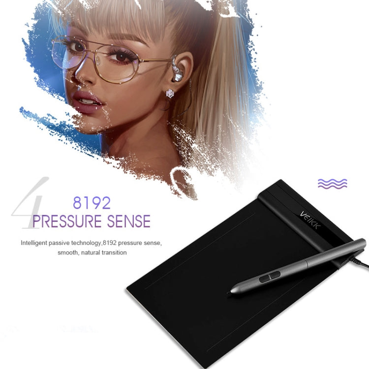 VEIKK S640 6x4 inch 5080 LPI Electronic Graphic Tablet