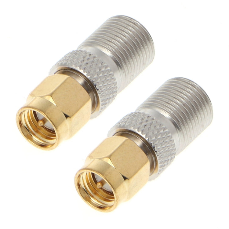 2 PCS SMA Male to F Female RF Coaxial Connector