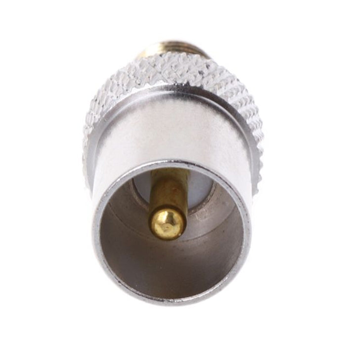 2 PCS SMA Female to TV IEC Male RF Connector