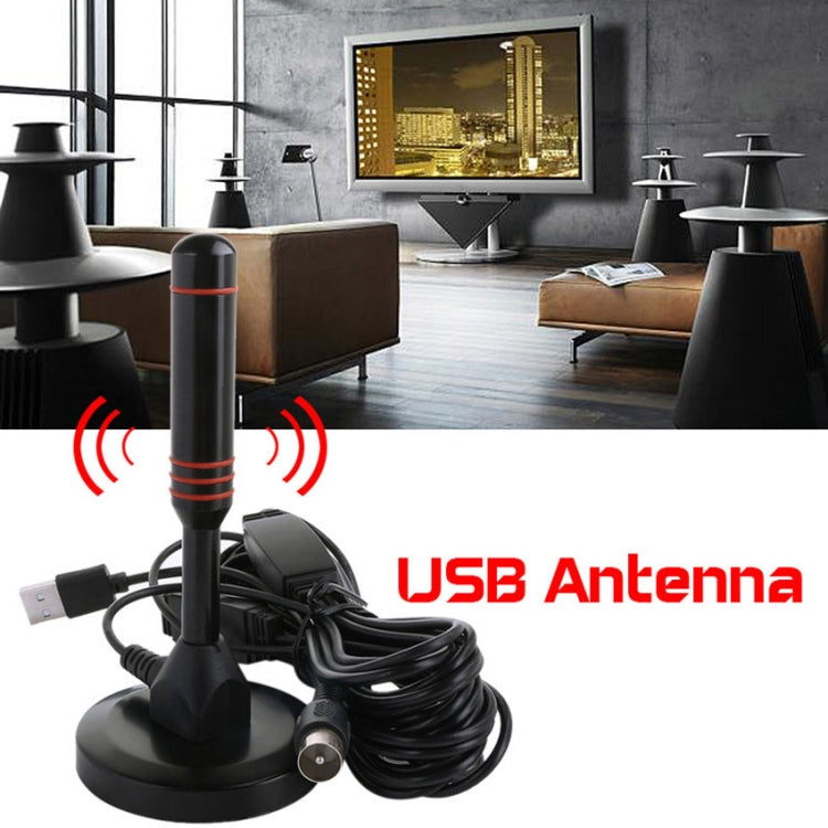 22dBi High Gain TV Antenna for DVB-T Television / USB TV Tuner with Amplifier Portable HDTV Booster