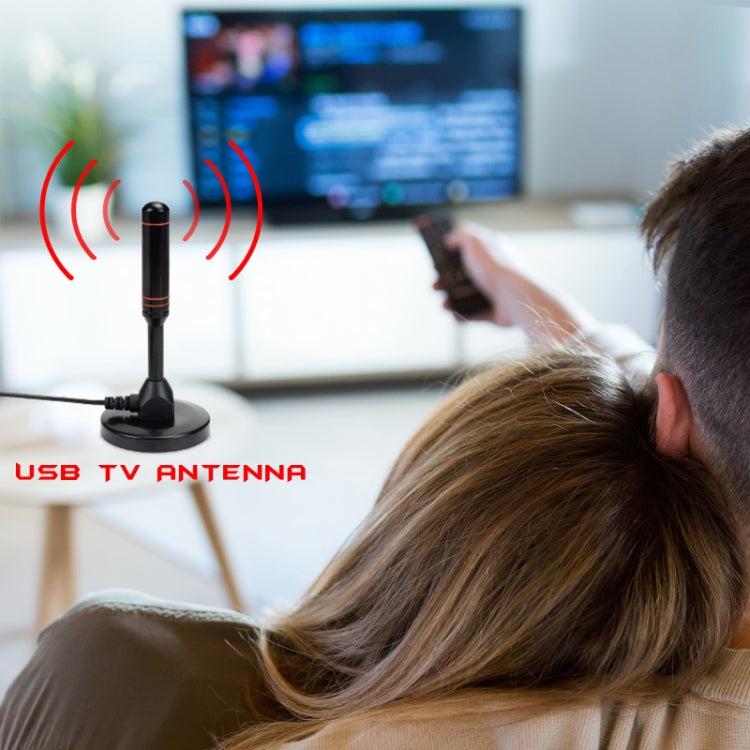 22dBi High Gain TV Antenna for DVB-T Television / USB TV Tuner with Amplifier Portable HDTV Booster