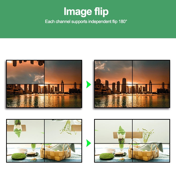 NK-BT88 4K 3X3 HDMI Video Wall Controller Multi-screen Splicing Processor with Remote Controller, EU Plug