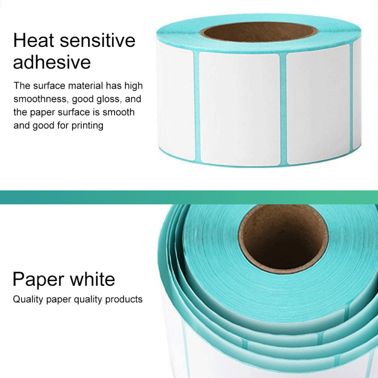 80mm x 40mm 800 Sheets Self-adhesive Thermal Barcode Label Paper