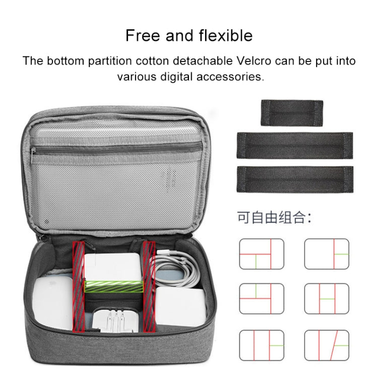 Multi-function Headphone Charger Data Cable Storage Bag, Single Layer Storage Bag, Size: 23x16x7cm