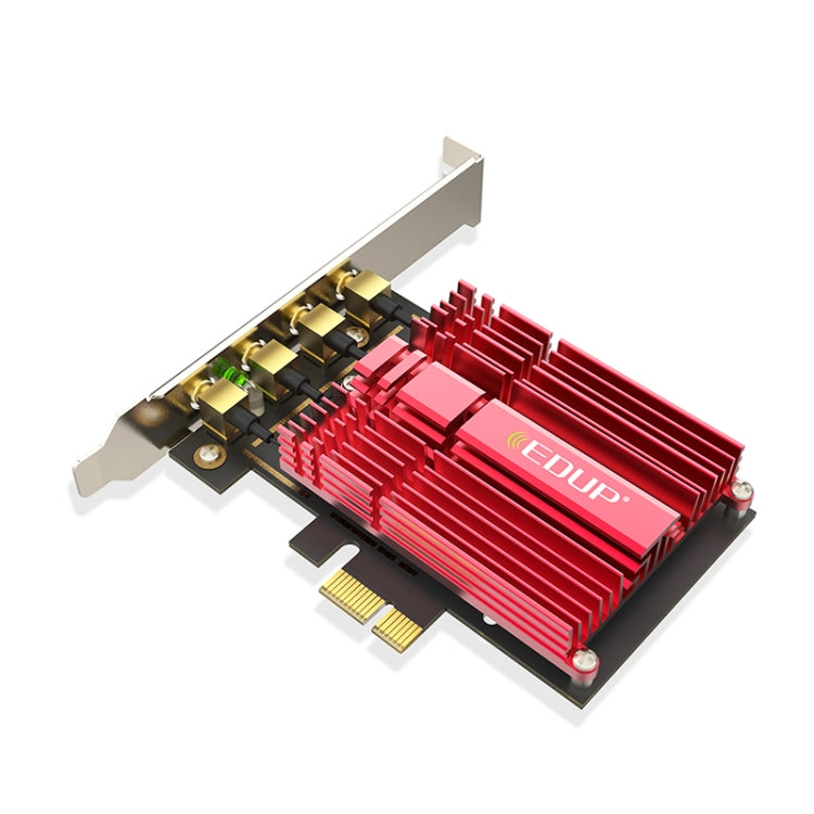 EDUP 9633-800 AC1900Mbps 2.4GHz & 5GHz Dual Band PCI-Express Adapter 4 Antenna External Network Card