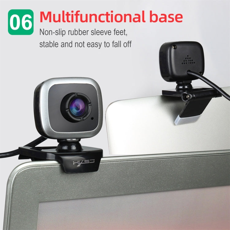 HXSJ A849 480P Adjustable 360 Degree HD Video Webcam PC Camera with Microphone