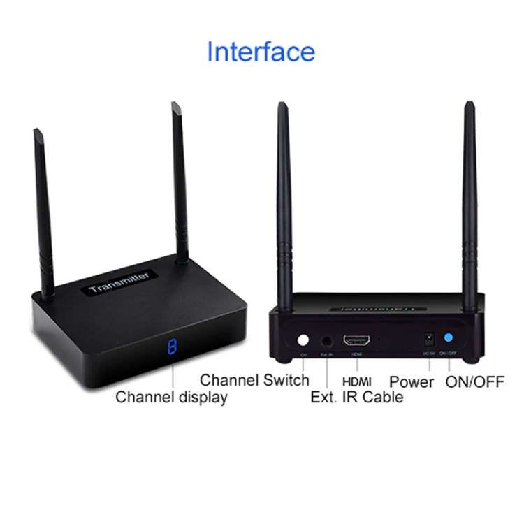 Measy HD585 5.8GHz Wireless HD AV Sender with Infrared Return Function, Transmission Distance: 350m