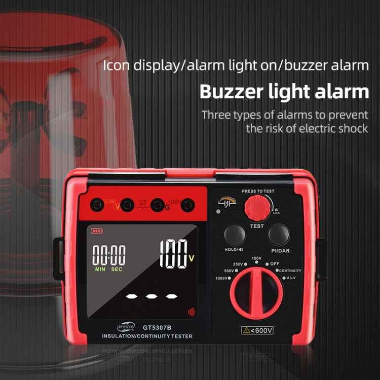 BENETECH GT5307B Professional LCD Digital Insulation Resistance Tester