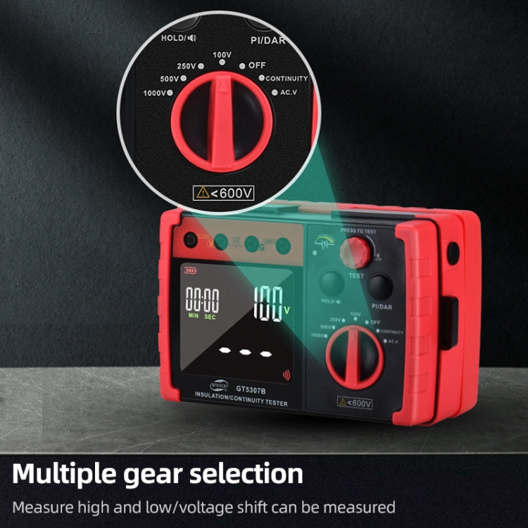 BENETECH GT5307B Professional LCD Digital Insulation Resistance Tester