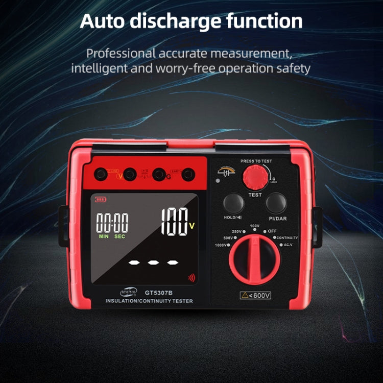 BENETECH GT5307B Professional LCD Digital Insulation Resistance Tester