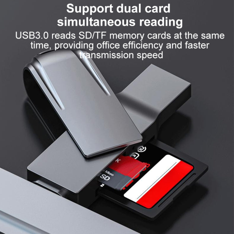 2 In 1 Multifunction USB-C / Type-C to USB 3.0 Card Reader