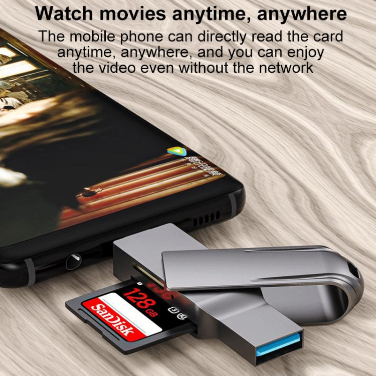 2 In 1 Multifunction USB-C / Type-C to USB 3.0 Card Reader