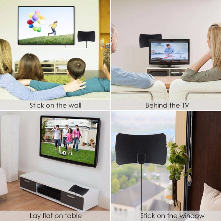 50 Miles Range 25dBi High Gain Digital Indoor HDTV Antenna with 3m Coaxial Cable