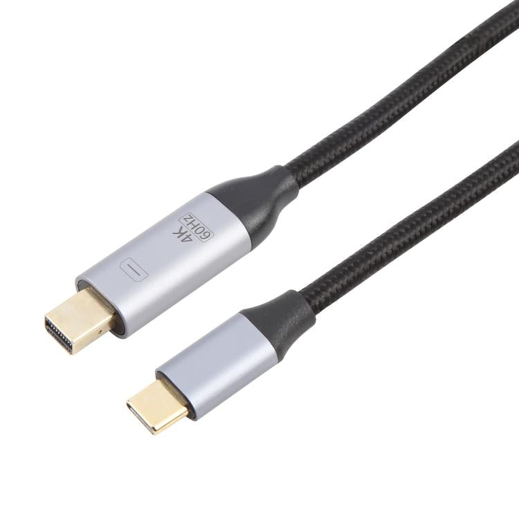 USB-C / Type-C Male to 4K 60Hz Mini DP Male Adapter Cable, Length: 1.8m