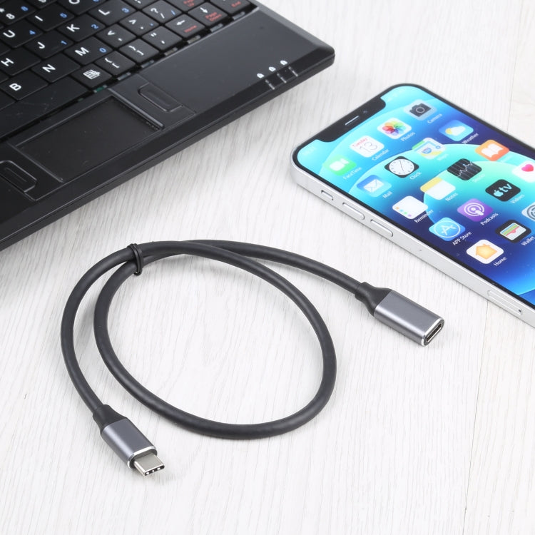 USB-C / Type-C Male to USB-C / Type-C Female Adapter Cable, Cable Length: 50cm