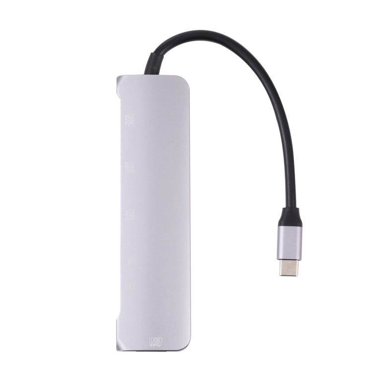 6 In 1 Multi-function Type-C / USB-C Adapter Docking Station