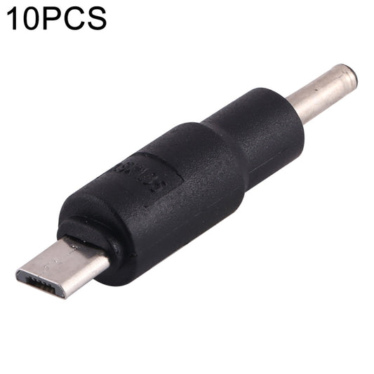 10 PCS 3.5 x 1.35mm to Micro USB DC Power Plug Connector, 3.5 x 1.35mm