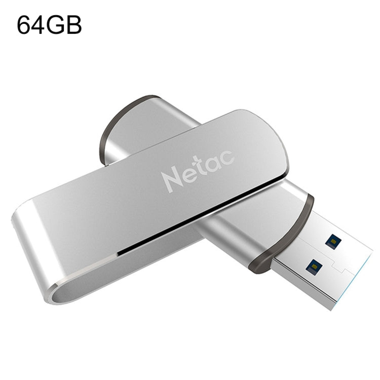 Netac U388 64GB USB 3.0 Twister Secure Encryption Flash Disk
