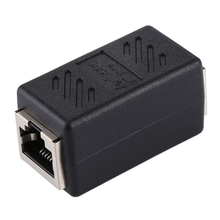 Crystal Network Straight Through Head-line Connector Pair Terminal Female to Double Head RJ45 Interface Extension Device