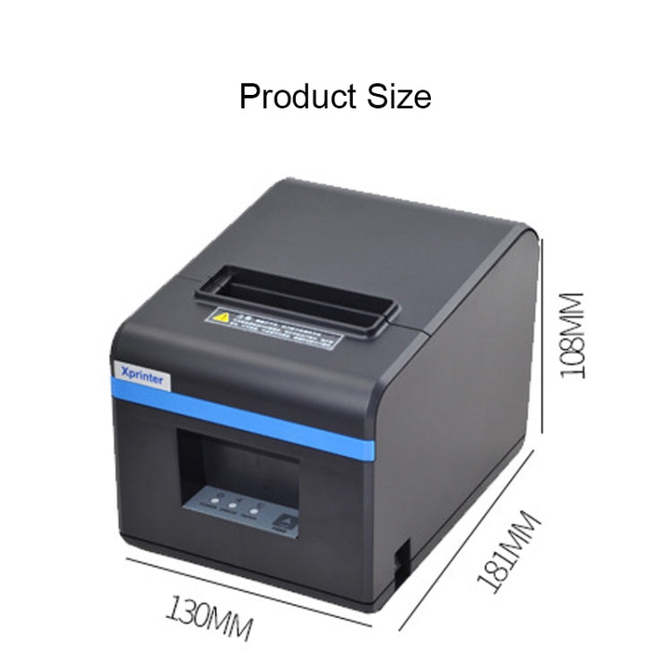 Xprinter XP-N160II USB Port Thermal Automatic Calibration Barcode Printer