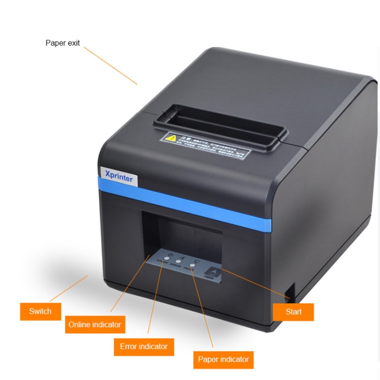 Xprinter XP-N160II USB Port Thermal Automatic Calibration Barcode Printer