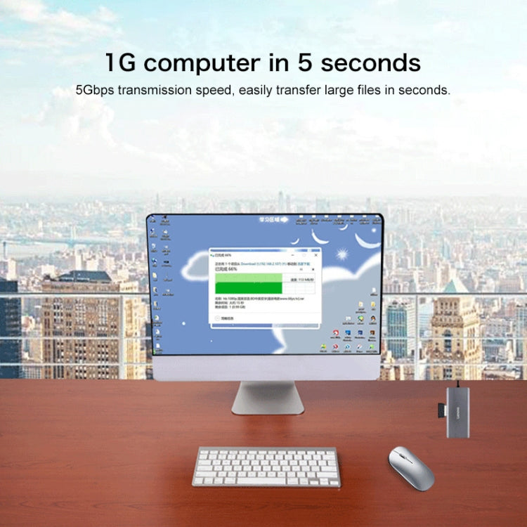 Lenovo LX0801 Type-C / USB-C Network Cable Interface Converter Docking Station