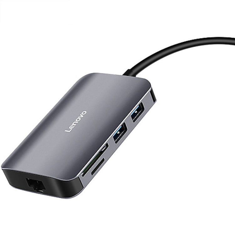 Lenovo F1-C08 8 In 1 Type-C / USB-C to HDMI Multi-function Converter Hub