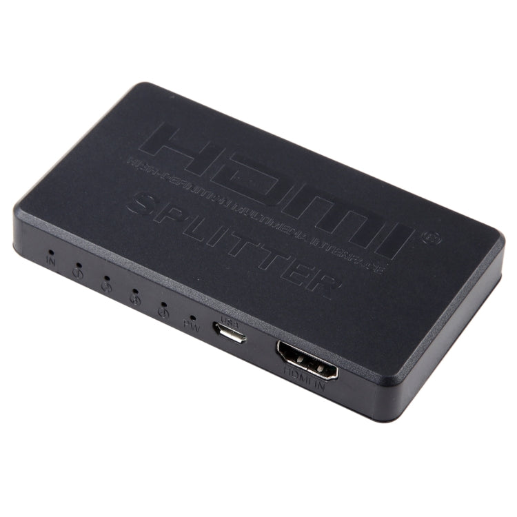 3D 4K HDMI Splitter Box, 1 Input x 4 Output, USB Power Supply