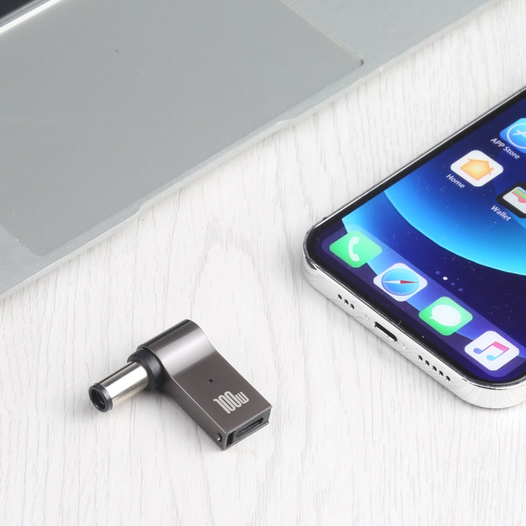 100W USB-C / Type-C Female to DC 7.4x0.6mm Male Computer Charging Adapter for HP