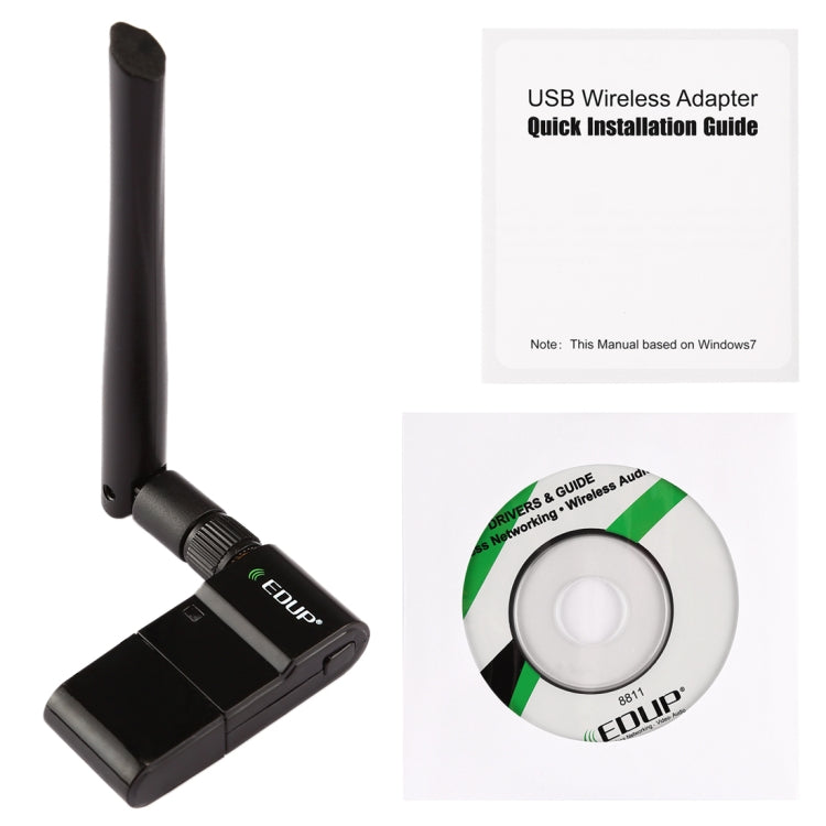 EDUP EP-AC1635 600Mbps Dual Band Wireless 11AC USB Ethernet Adapter 2dBi Antenna for Laptop / PC