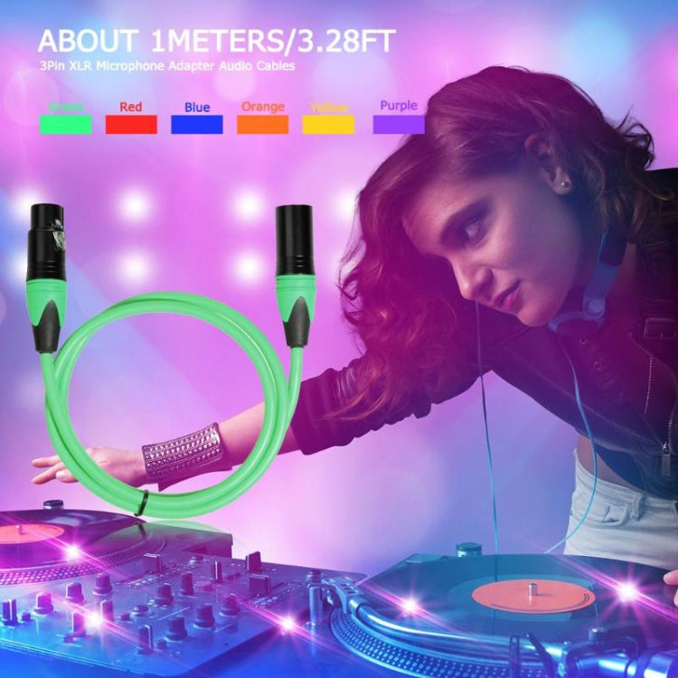 XRL Male to Female Microphone Mixer Audio Cable, Length: 1m