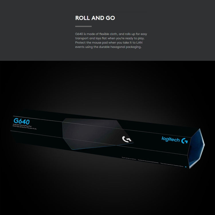 Logitech G640 Cloth Soft E-sport Gaming Mouse Pad, Size: 46 x 40cm