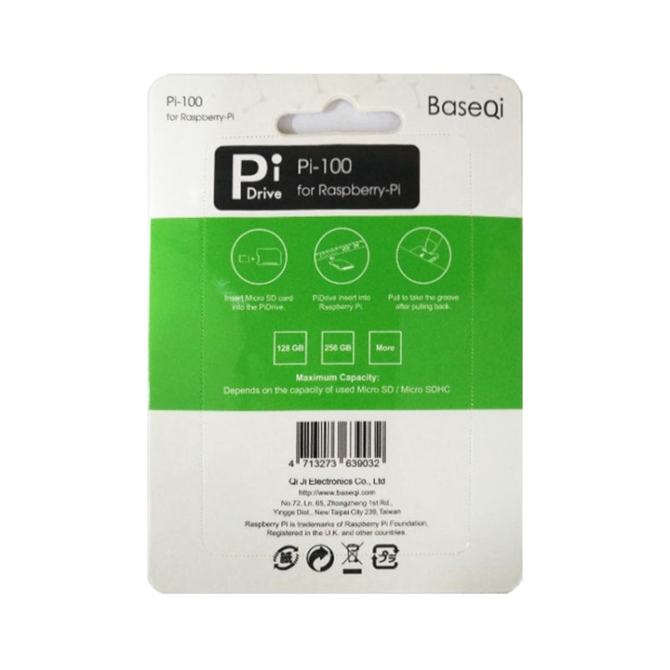 BASEQI Raspberry Pi Development Board Hidden TF to SD Card Case