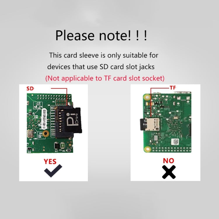BASEQI Raspberry Pi Development Board Hidden TF to SD Card Case