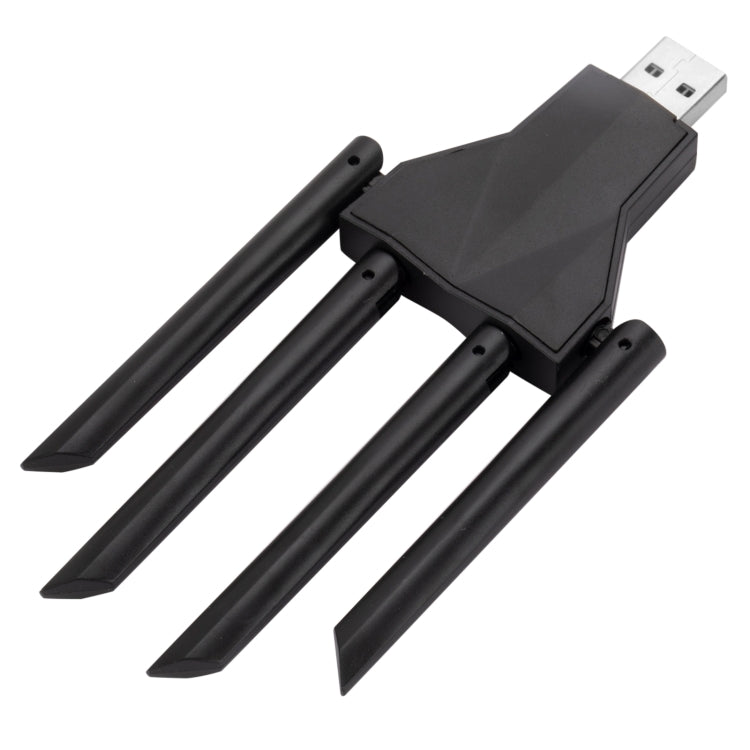 1300Mbps 5G Wireless Network Card Gigabit Dual Band Driver-free USB WiFi Receiver