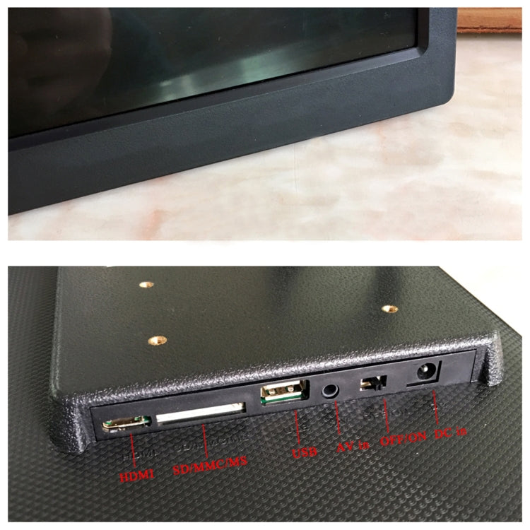 17.0 inch LED Display Digital Photo Frame with Holder / Remote Control, Allwinner Technology, Support USB / SD Card Input / OTG, US/EU/UK Plug