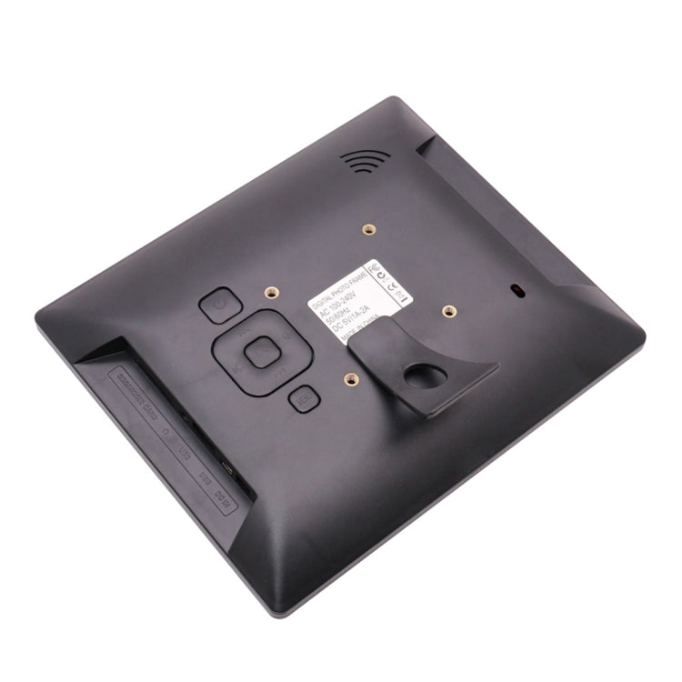 AC 100-240V 8 inch TFT Screen Digital Photo Frame with Holder & Remote Control, Support USB / SD Card Input