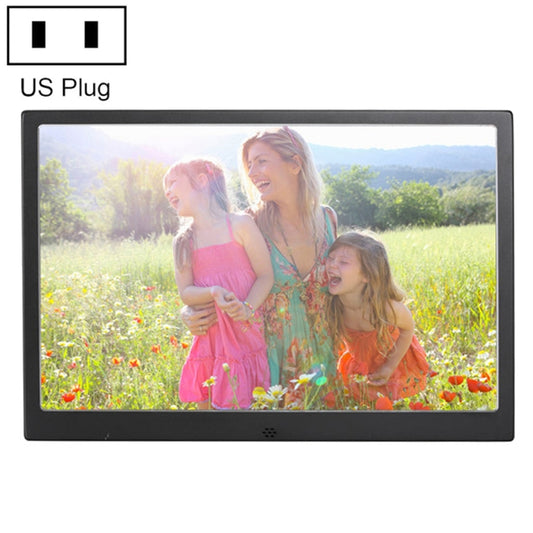 HSD1202 12.1 inch 1280x800 High Resolution Display Digital Photo Frame with Holder and Remote Control, Support SD / MMC / MS Card / USB Port, EU Plug(Silver)