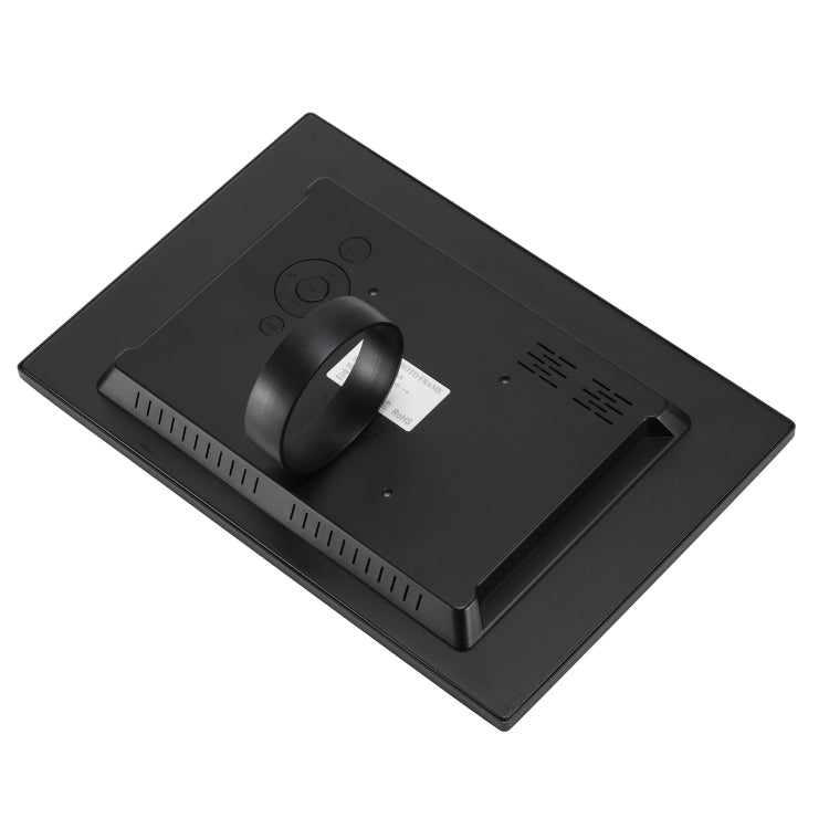 HSD1202 12.1 inch 1280x800 High Resolution Display Digital Photo Frame with Holder and Remote Control, Support SD / MMC / MS Card / USB Port, EU Plug(Silver)