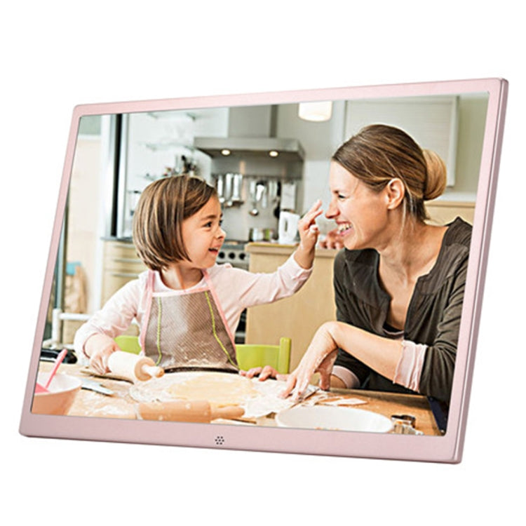 HSD1707 17 inch LED 1440X900 High Resolution Display Digital Photo Frame with Holder and Remote Control, Support SD / MMC / MS Card / USB Port, US Plug(Silver)