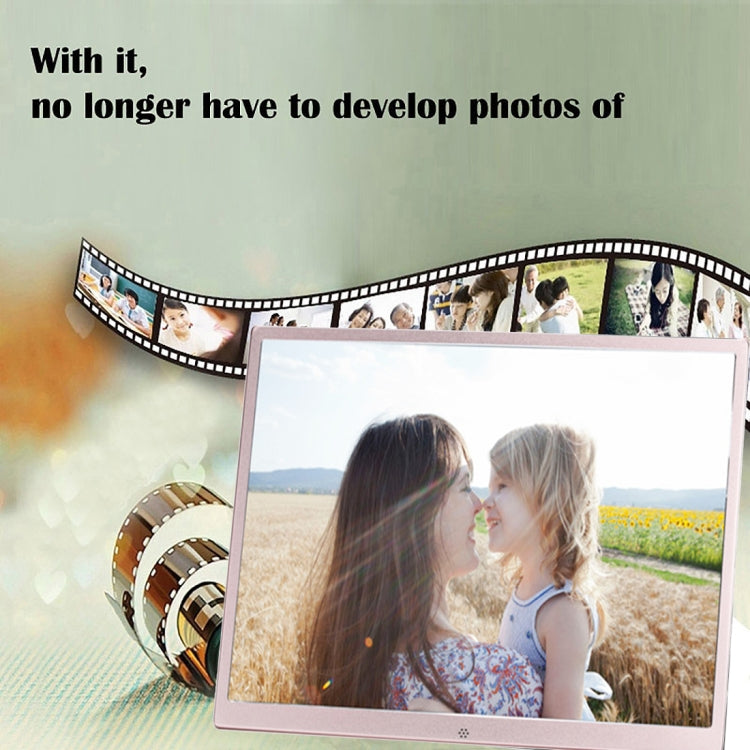 HSD1707 17 inch LED 1440X900 High Resolution Display Digital Photo Frame with Holder and Remote Control, Support SD / MMC / MS Card / USB Port, US Plug(Silver)