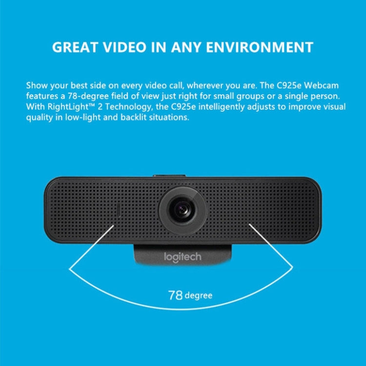 Logitech C925E 1080p HD Webcam with Integrated Security Cover