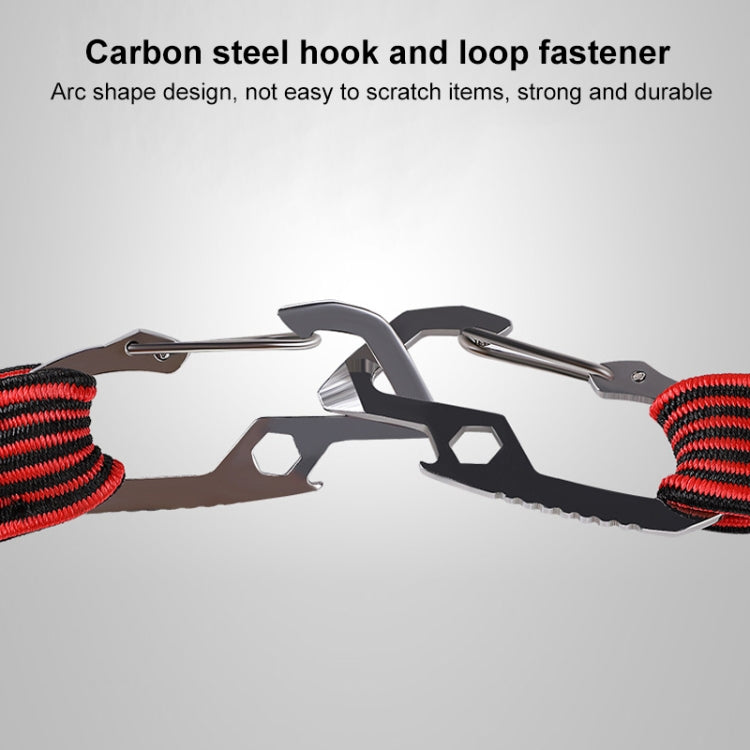 2m Elastic Strapping Rope Packing Tape for Bicycle Motorcycle Back Seat with Hook