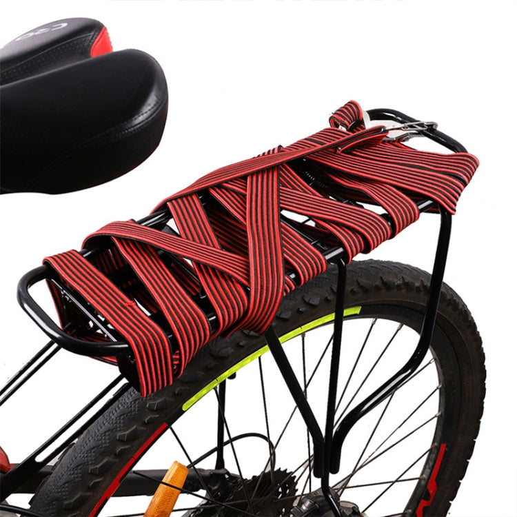 2m Elastic Strapping Rope Packing Tape for Bicycle Motorcycle Back Seat with Hook